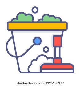 cleaning mop Modern concepts design, Premium quality vector illustration concept. Vector symbol.
