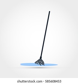 Cleaning mop vector illustration