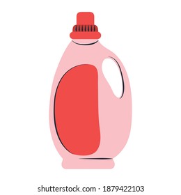 limpieza, detergente plástico equipo de suministro de botellas ilustraciones vectoriales