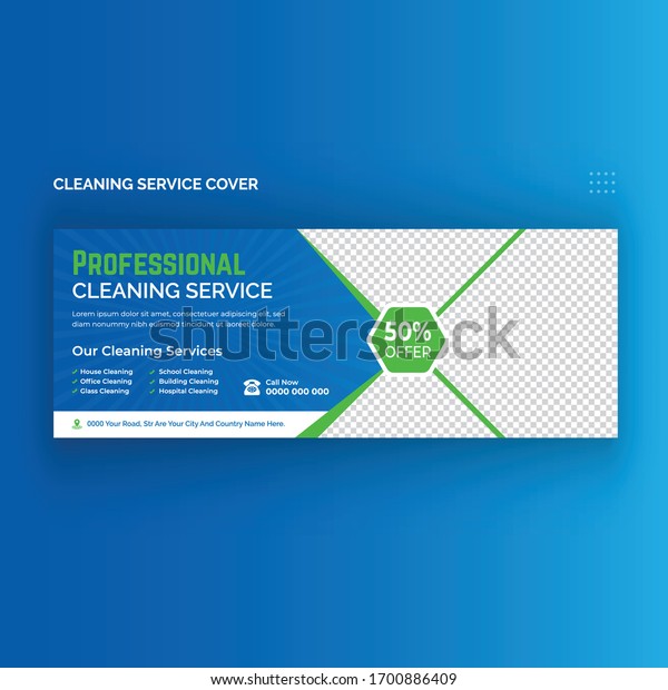 Cleaning poster with an employee in cleaning
service for Car Cleaning House and
More