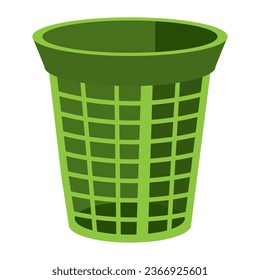 cleaning product basket illustration isolated