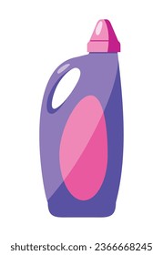 cleaning product softener illustration isolated