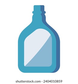 cleaning products bleach illustration isolated