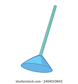 cleaning products plunger illustration isolated