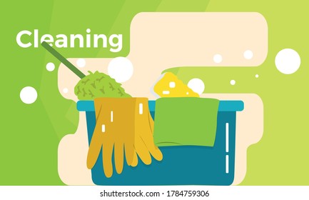 Cleaning Products Poster Hygiene Cleaning Poster Stock Vector (Royalty ...