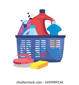 cleaning products and supplies design