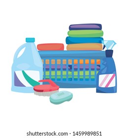 cleaning products and supplies design