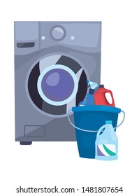 cleaning products and supplies design