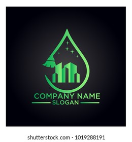 Cleaning Service Business logo design