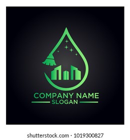 Cleaning Service Business logo design