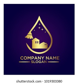 Cleaning Service Business logo design