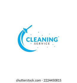 Cleaning Service Business logo design, Eco-Friendly Concept for Interior, Home and Building