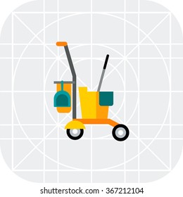 Cleaning service cart