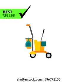 Cleaning service cart