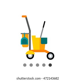 Cleaning service cart