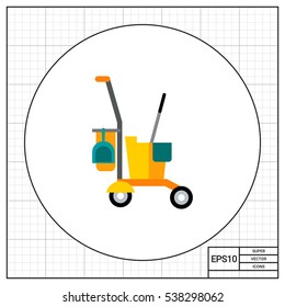 Cleaning service cart