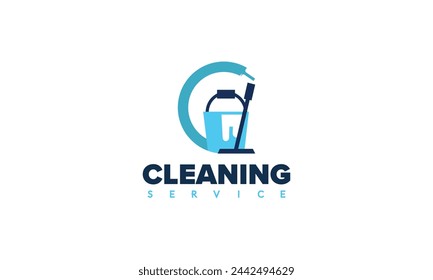 cleaning service clean logo icon vector