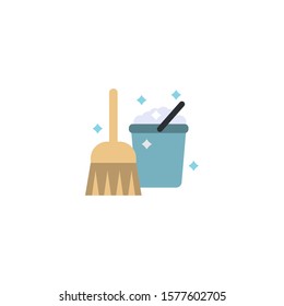 Cleaning service creative icon. flat illustration. From Services icons collection. Isolated Cleaning service sign on white background