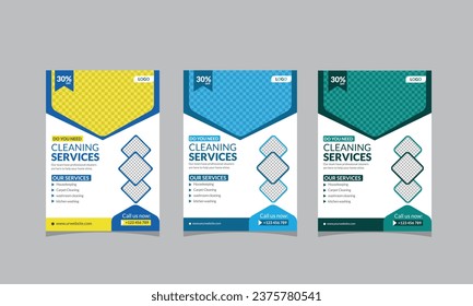 Cleaning Service Flyer Design Template, House Cleaning Service Flyer, Editable Cleaning Service Flyer, Junk Removal Flyer, Vector File