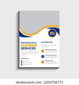 Cleaning Service Flyer Template Design