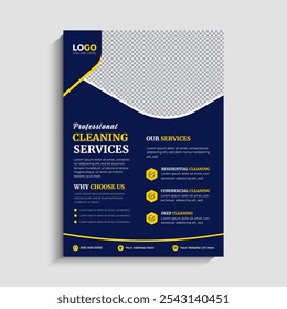 Cleaning Service Flyer Template Design