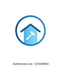 Cleaning Service and Home Repair logo vector template isolated