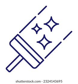 Cleaning service, icon set, services for cleaning and laundry in various rooms. Icons for the website.Line with editable stroke. Eps 10. Vector illustration.