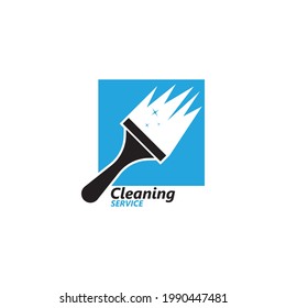 Cleaning service icon and symbol vector illustration