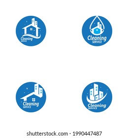 Cleaning service icon and symbol vector illustration