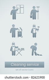 cleaning service icon vector illustration