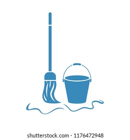 Cleaning Service Icon Vector Template