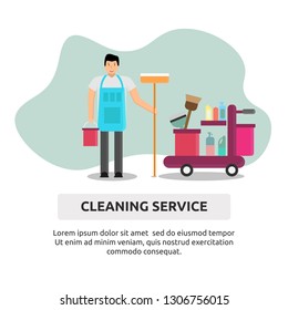 Cleaning Service - Illustration Design