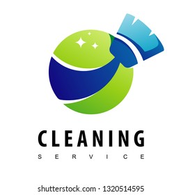 Cleaning Service Logo 