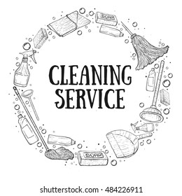 Cleaning Service Logo