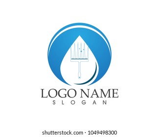 Cleaning service logo design