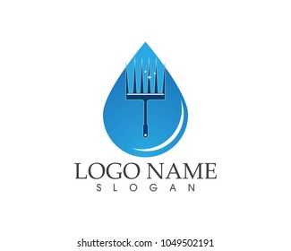 Cleaning service logo design