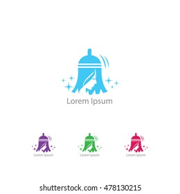 Cleaning service logo design,