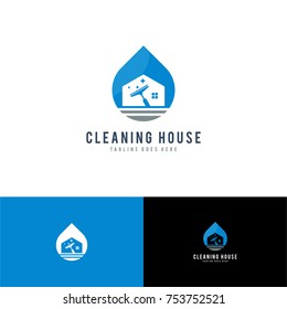 cleaning service logo design
