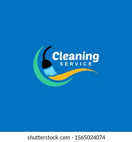 Cleaning Service Logo Design Idea. Symbol for Cleaning the Living and Work Place. 