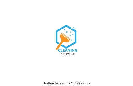 Cleaning Service Logo Design Idea.