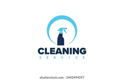 Cleaning Service Logo Design Idea. Symbol for Cleaning the Living and Work Place.