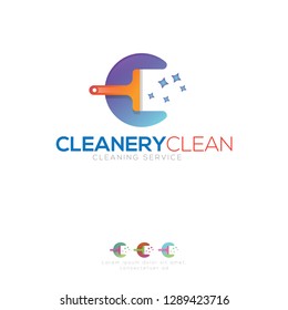 Cleaning Service Logo design Template for your Company