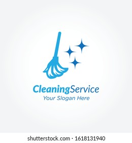 Cleaning Service Logo Design Template