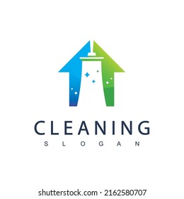 Cleaning Service Logo Design Template