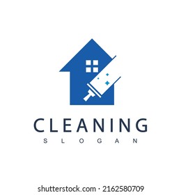 Cleaning Service Logo Design Template