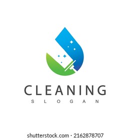 Cleaning Service Logo Design Template