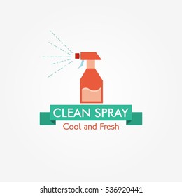 Cleaning service logo Design Template. Vector Illustration