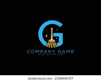 Cleaning Service Logo Design Vector Template, G Letter, Cleaning, Cleaning logo Letter G