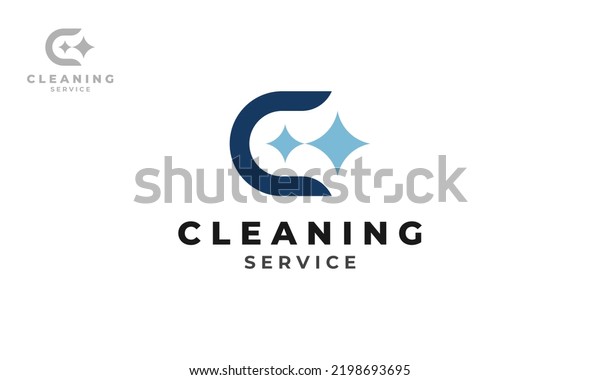 Cleaning Service Logo Design Vector Template Stock Vector (Royalty Free ...