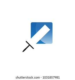 Cleaning service logo and icon template